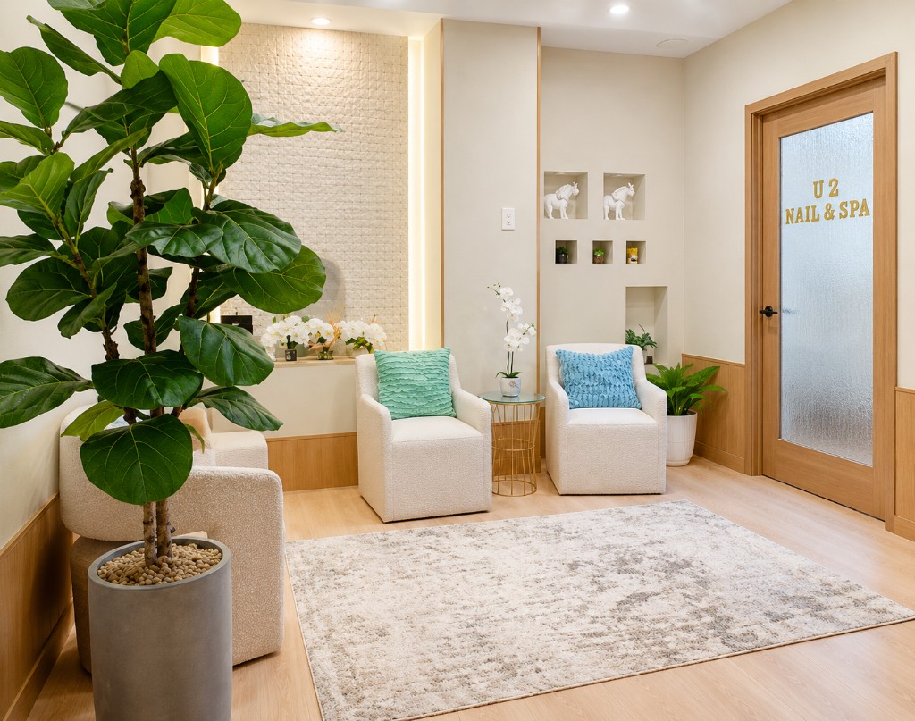 U2 Nails & Spa salon interior
